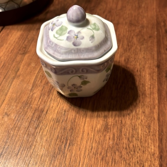 Andrea by Sadek Violets Child Teaset with Tray 11 pcs - Picture 9 of 9